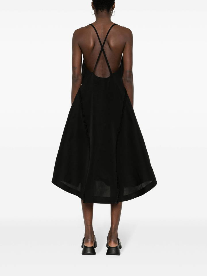 Double Faced Silk Cotton Dress