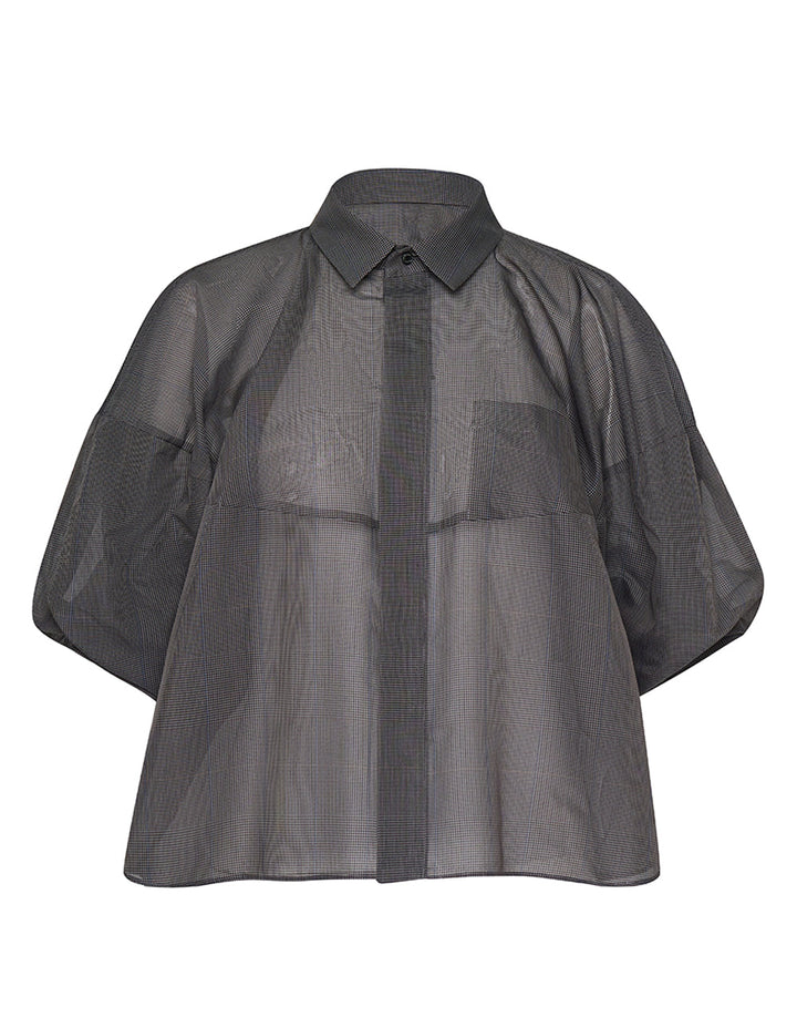 Chalk Stripe Glencheck Shirt