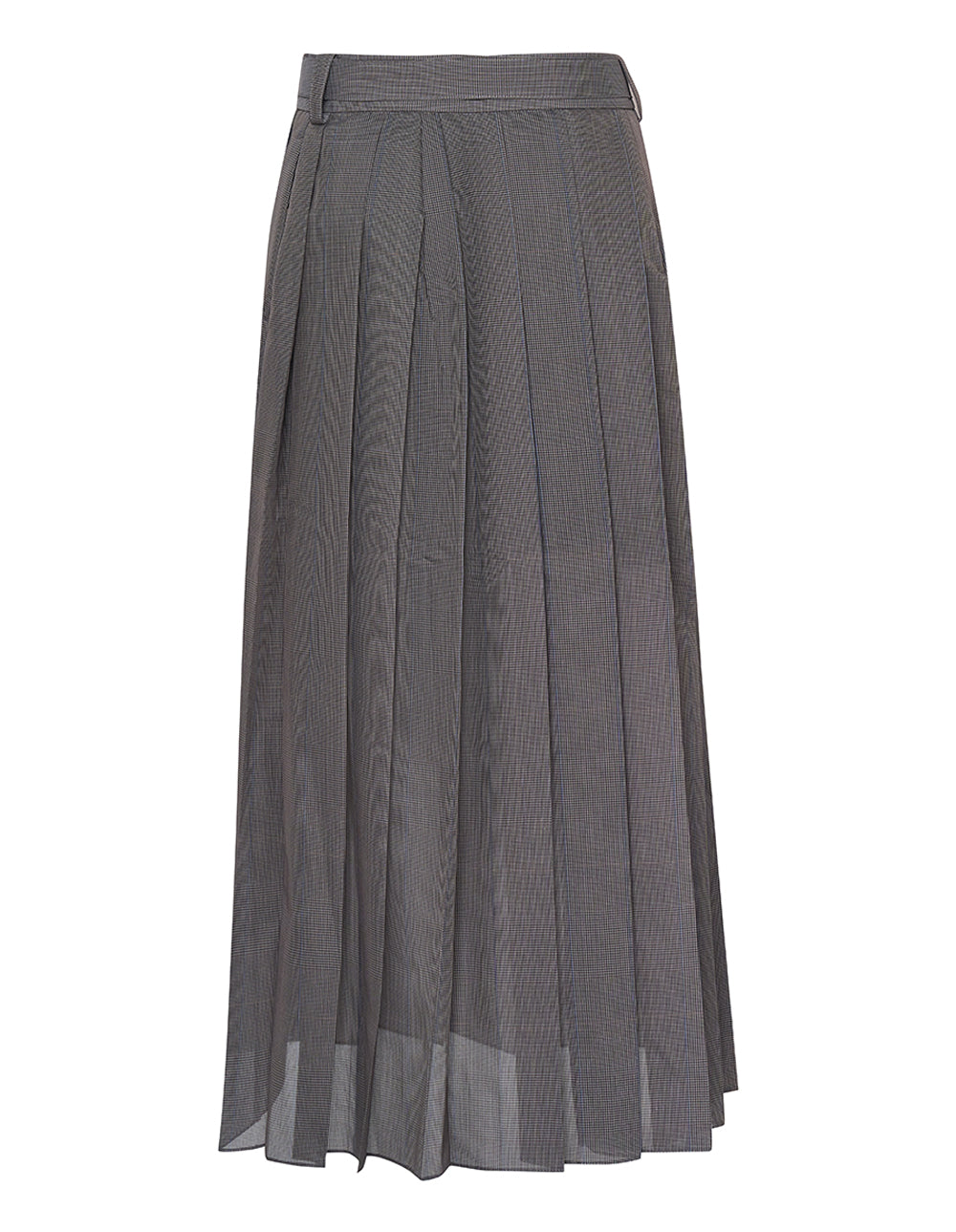 Chalk Stripe Glencheck Skirt