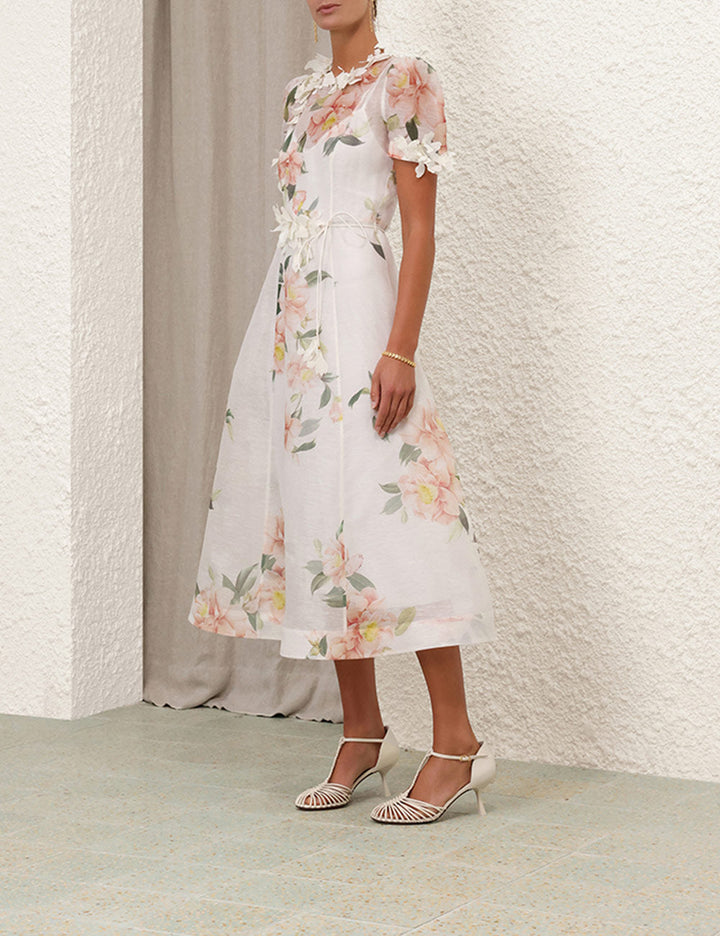 Natura Liftoff Flower Midi Dress