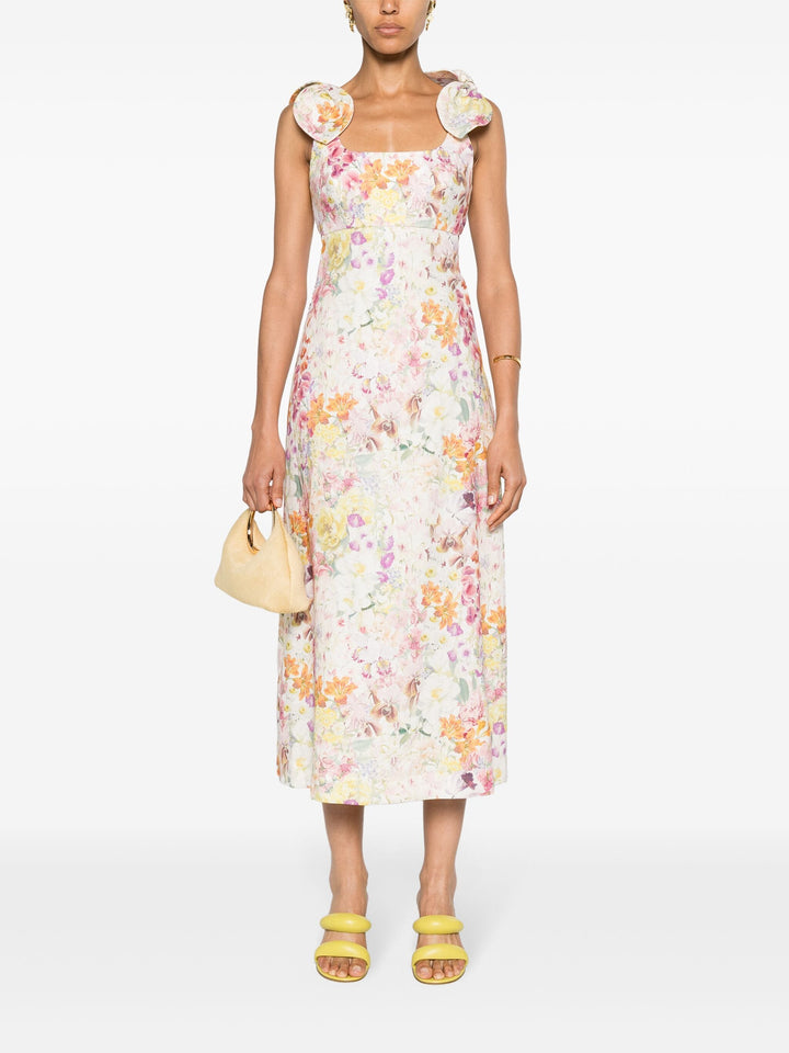 Harmony Tie Shoulder Midi Dress