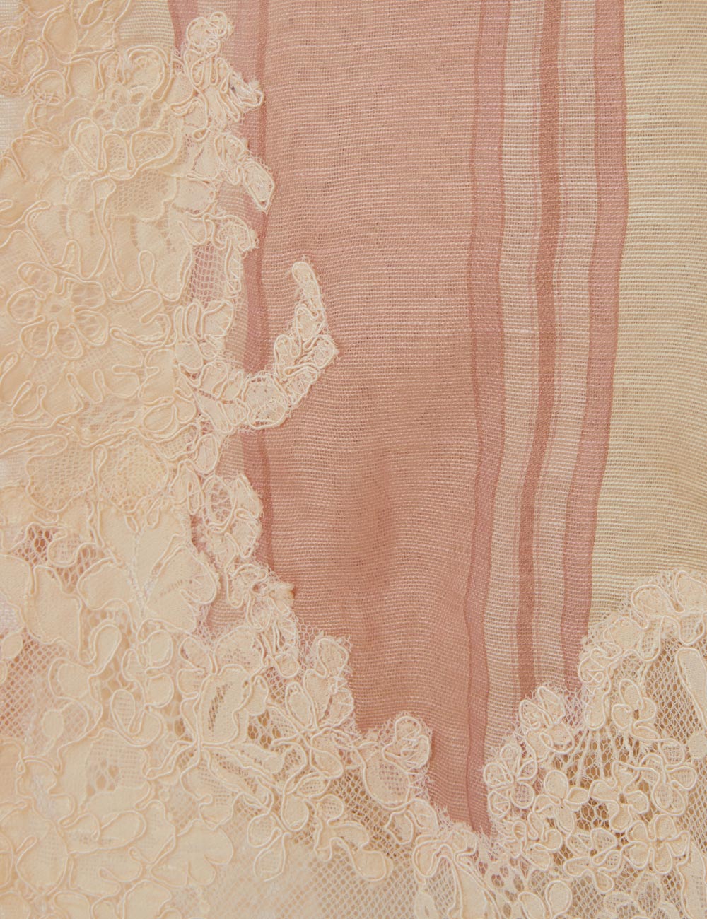 Natura Lace Edge Tie Mini Dress