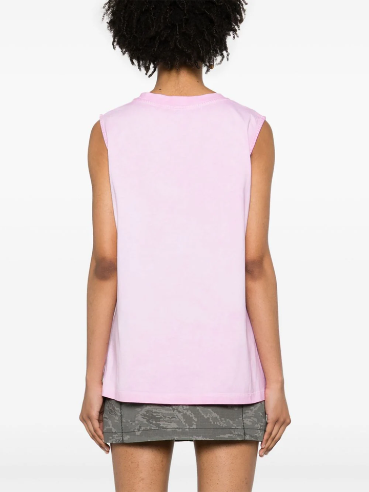 Pink Gradient Sleeveless Tee