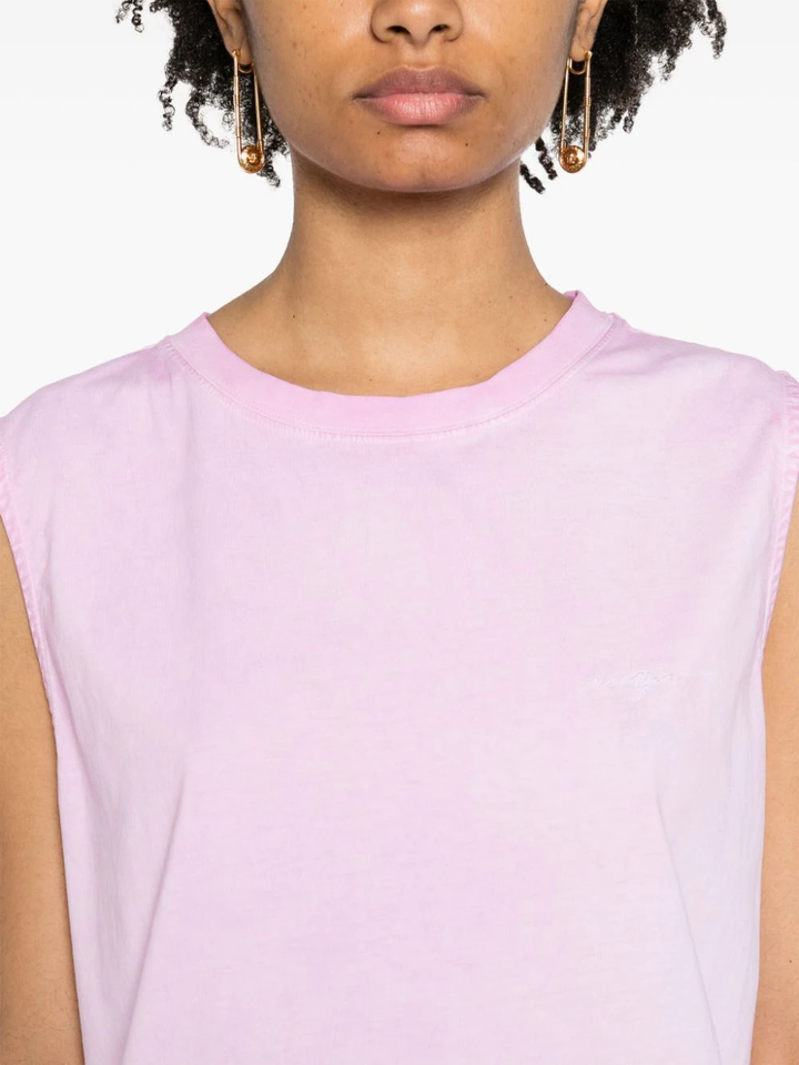 Pink Gradient Sleeveless Tee