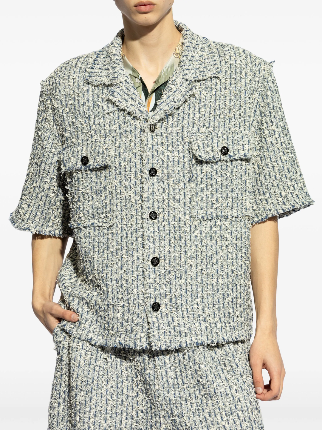 Boucle Tweed Overshirt