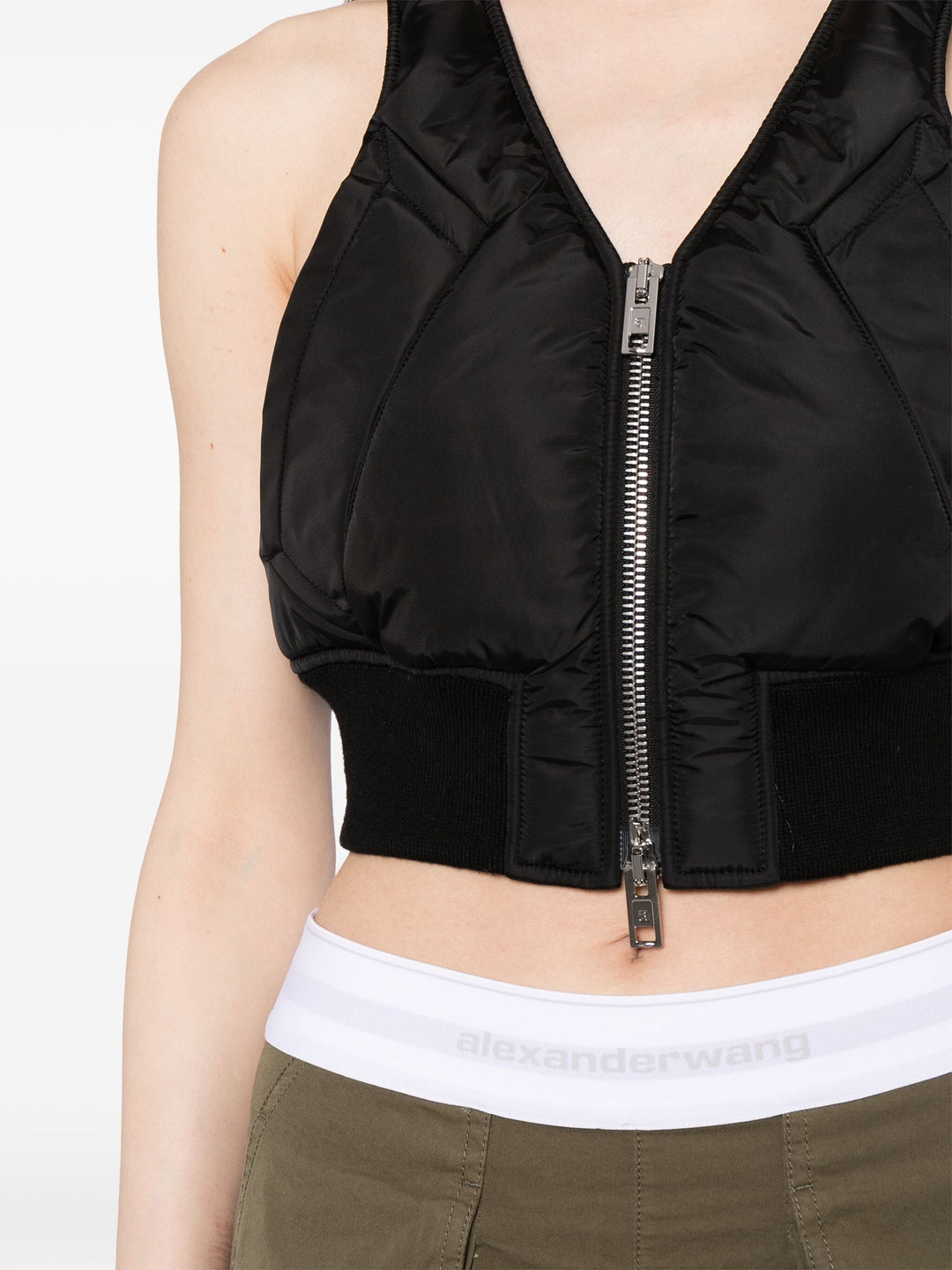 Hybrid Bomber Zip-Up Vest