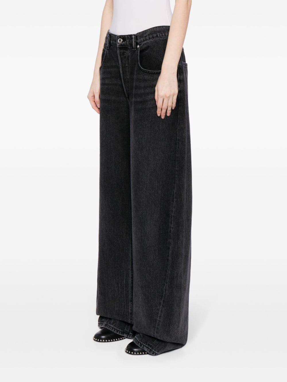 Oversized Low Rise Jean In Denim