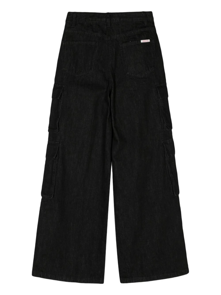 Black Cargo Jeans