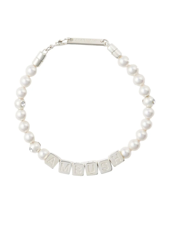 Pearl Letterblock Bracelet