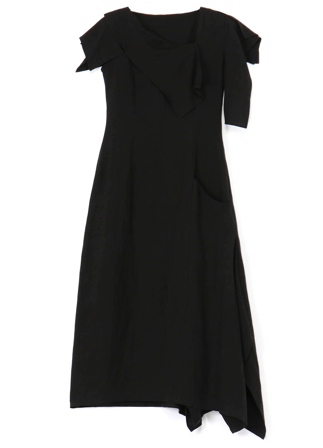 Flap Neckline Dress
