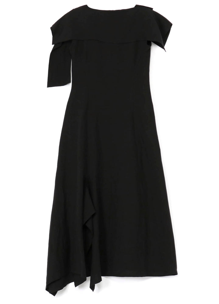 Flap Neckline Dress
