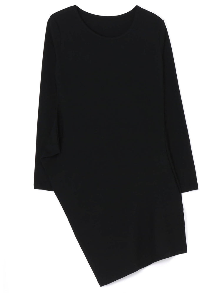 Side Drape Detail Long Sleeve Top