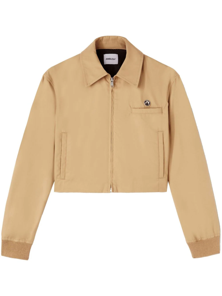 Cropped Sponge Mix Jacket