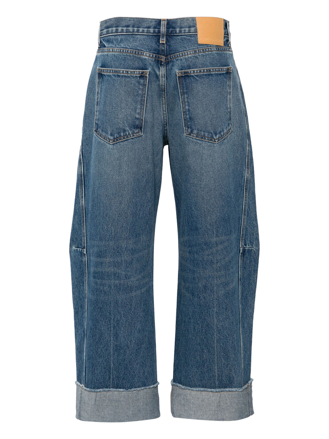 Relaxed Lasso Cuffed Jeans