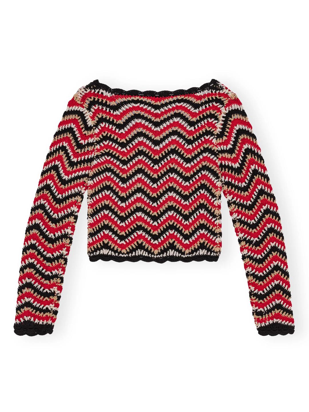 棉質鉤針開襟衫