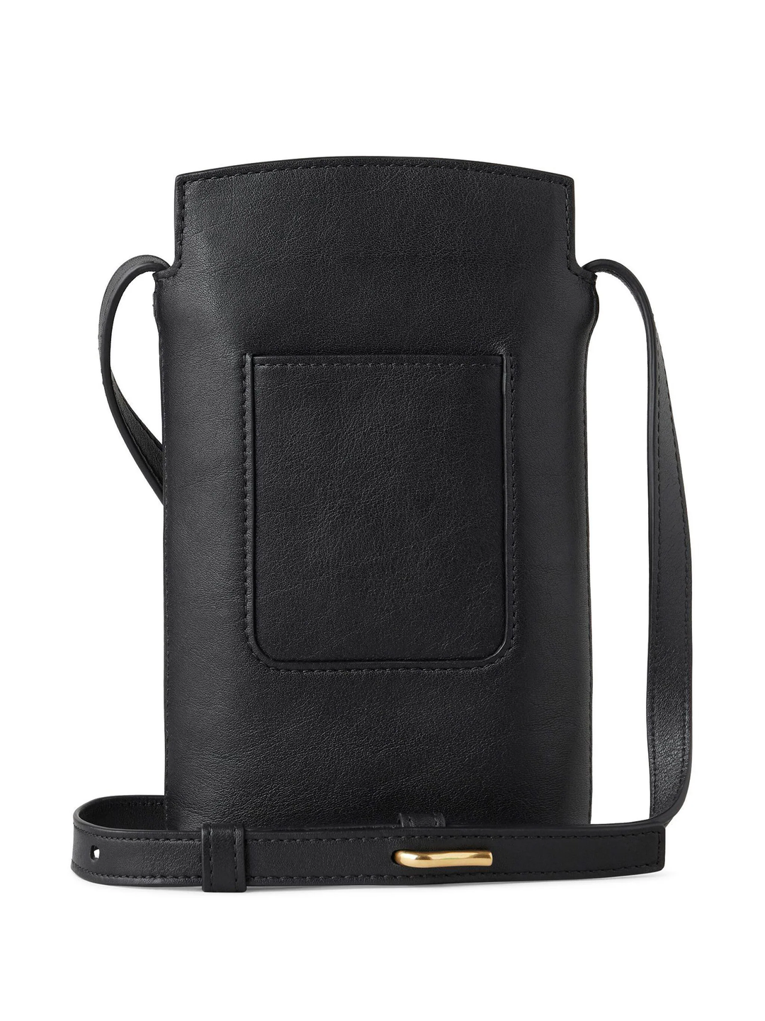 Clovelly Phone Pouch Black Refined Flat Calf