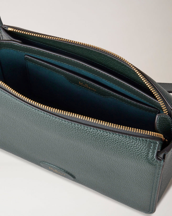 Billie Mulberry Green Small Classic Grain