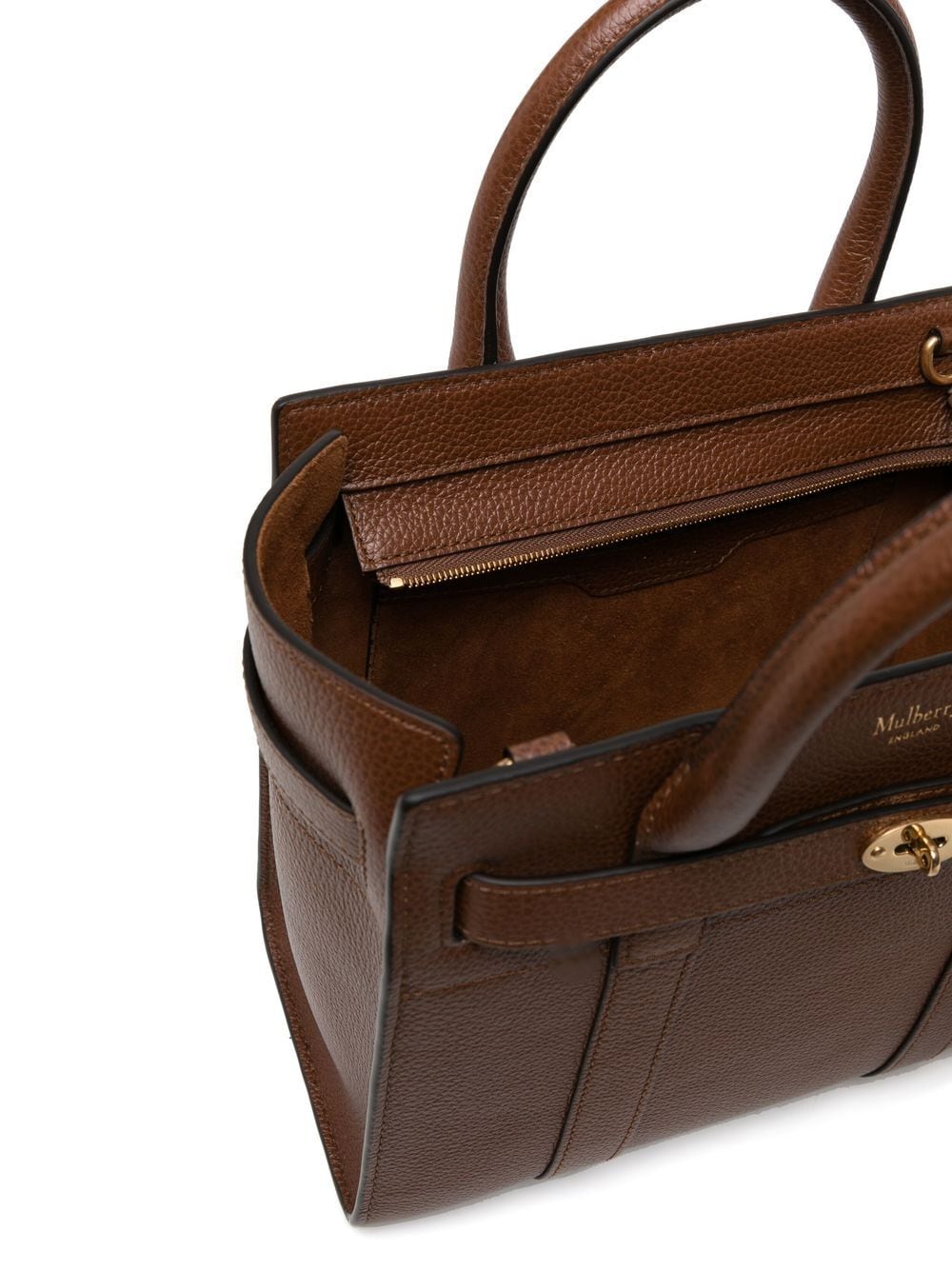 Mini Zipped Bayswater Oak Small Classic Grain