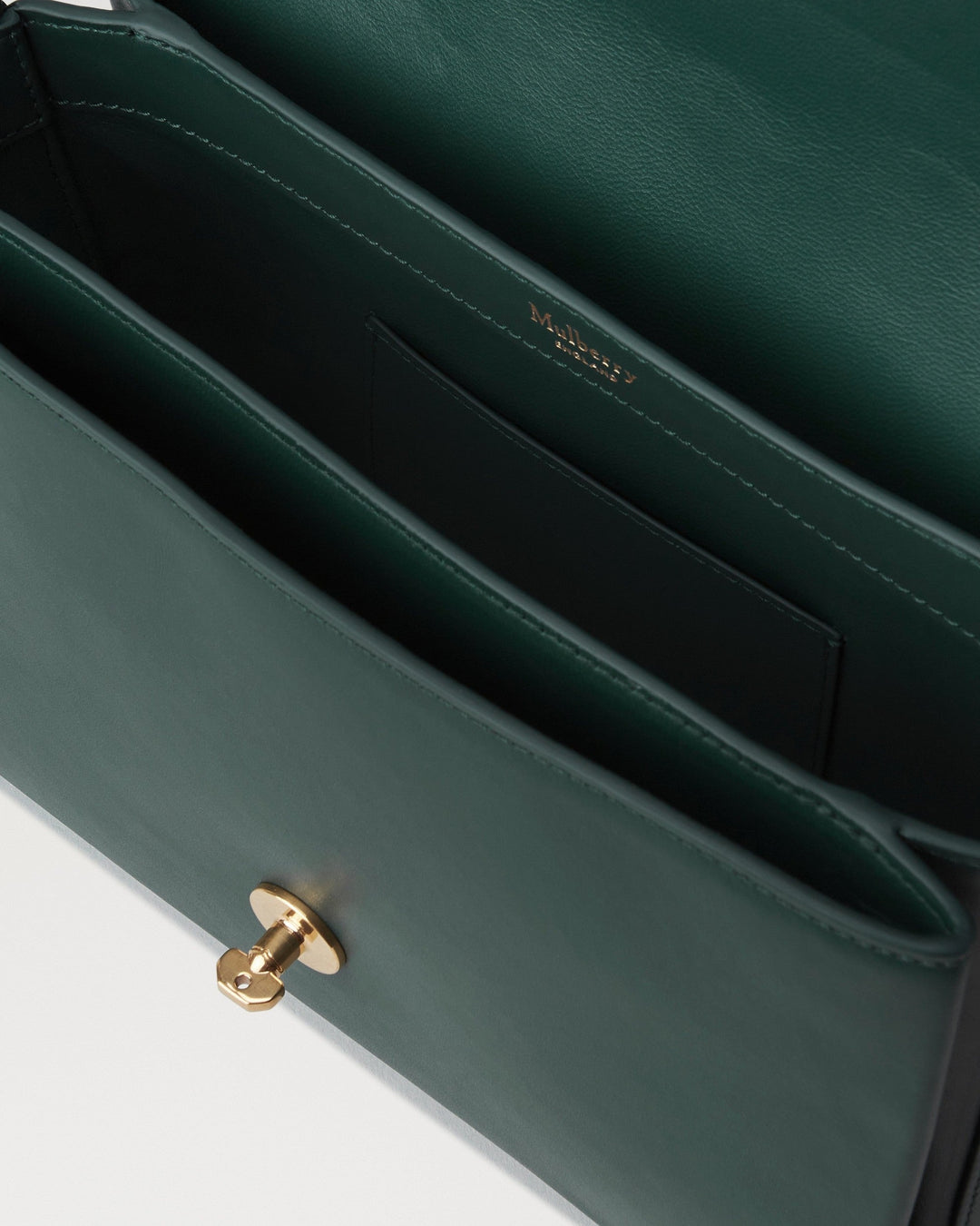 Lana Top Handle Mulberry Green High Gloss Leather