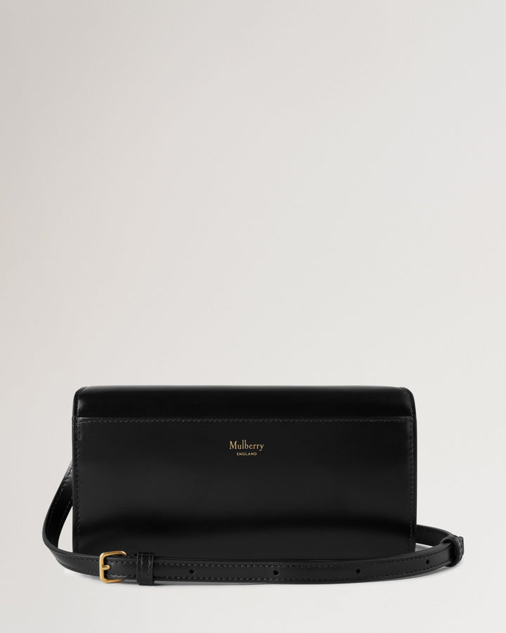 Pimlico Wallet On Strap Black Super Lux Calf