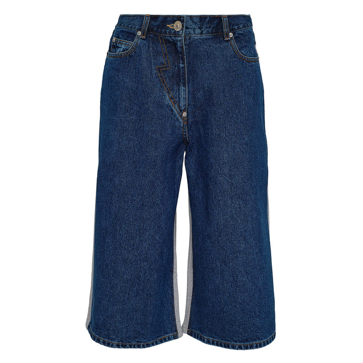 Blue Hybrid Burmuda Jeans