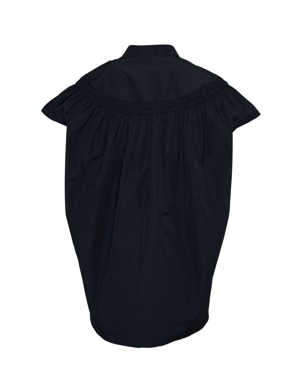 Polyester Cotton Taffeta Ruched Top