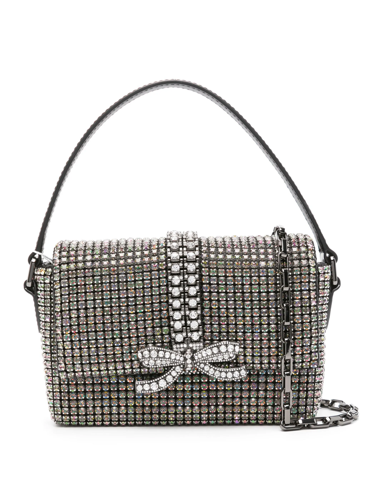 Multi Rhinestone Chainmail Micro Bag