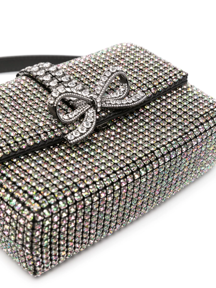 Multi Rhinestone Chainmail Micro Bag