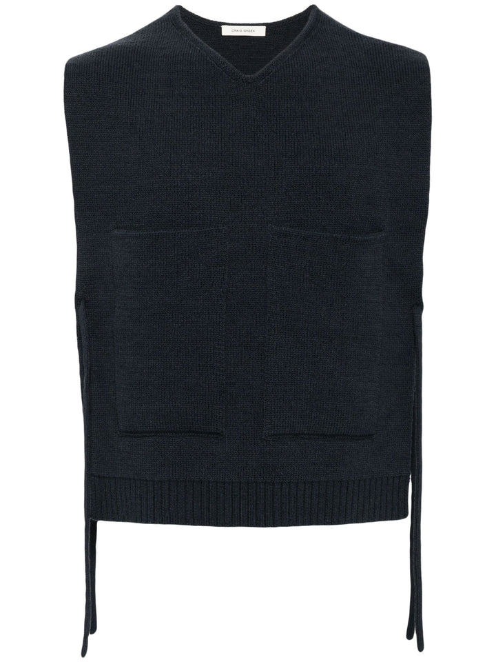 Tape Knit Vest