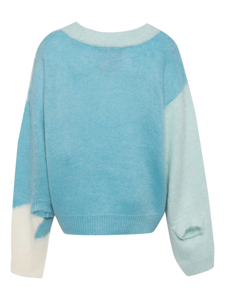 Graffiti Mohair Knit Top