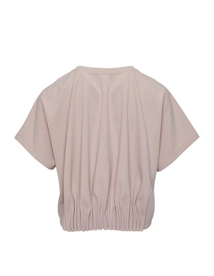 Cool Touch UV Poly Knit Crepe Top