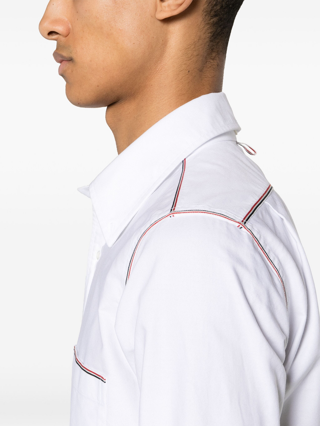 Oxford Grosgrain Framing Shirt