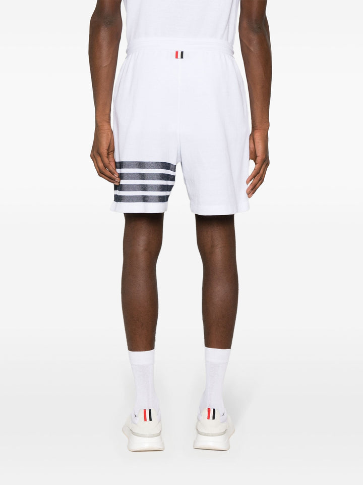 Cotton Pique 4-Bar Shorts