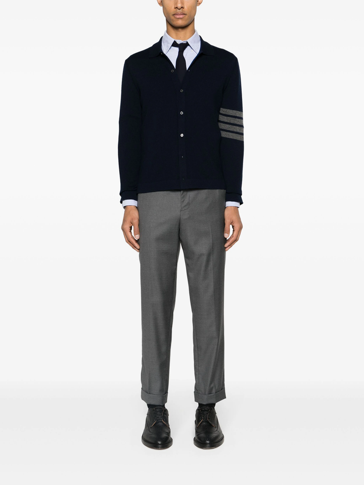 Cashmere Jersey Stitch 4-Bar Shirt Men