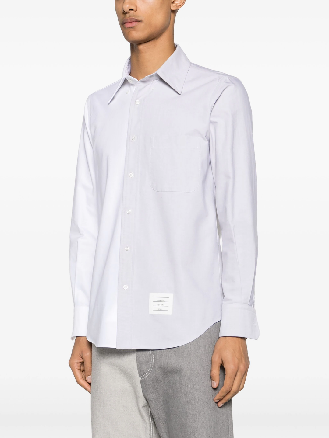 Straight Fit Broad Long Sleeve Shirt