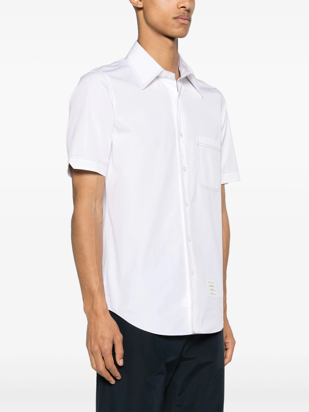 Straight Fit Broad Shirt Men