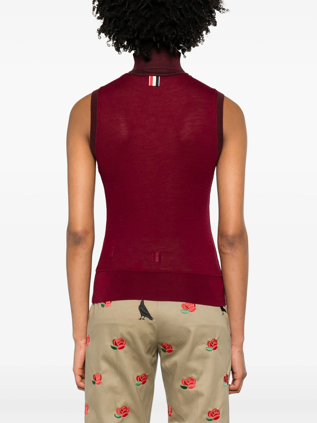 Sleeveless Turtleneck Top Women