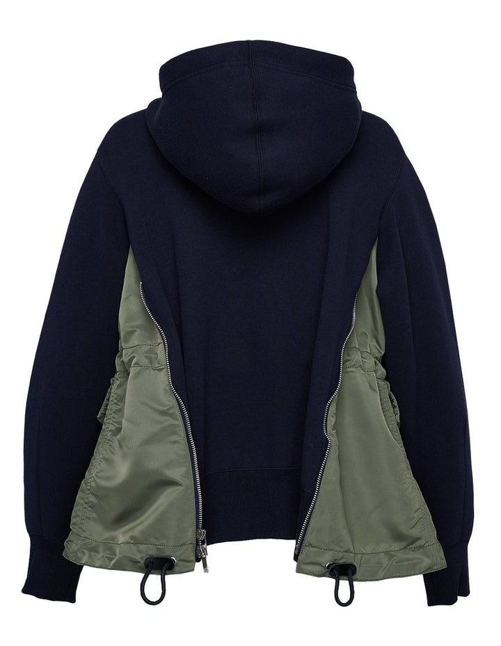 Sponge Sweat X Nylon Twill Hoodie