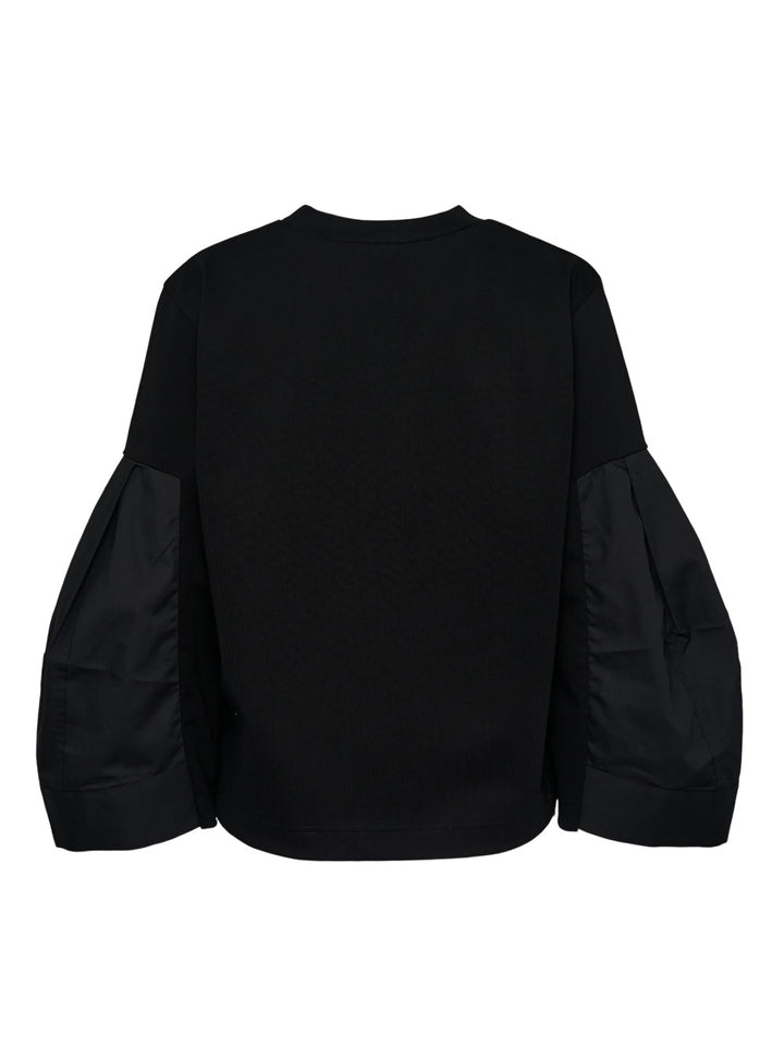 Cotton Poplin X Cotton Jersey T-Shirt