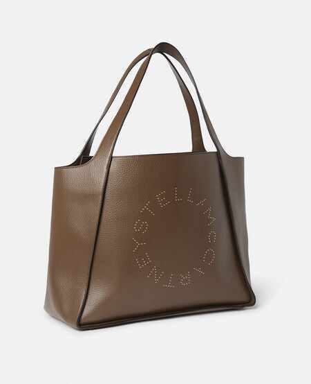 Logo Tote Embossed Grainy Mat