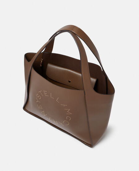 Logo Tote Embossed Grainy Mat