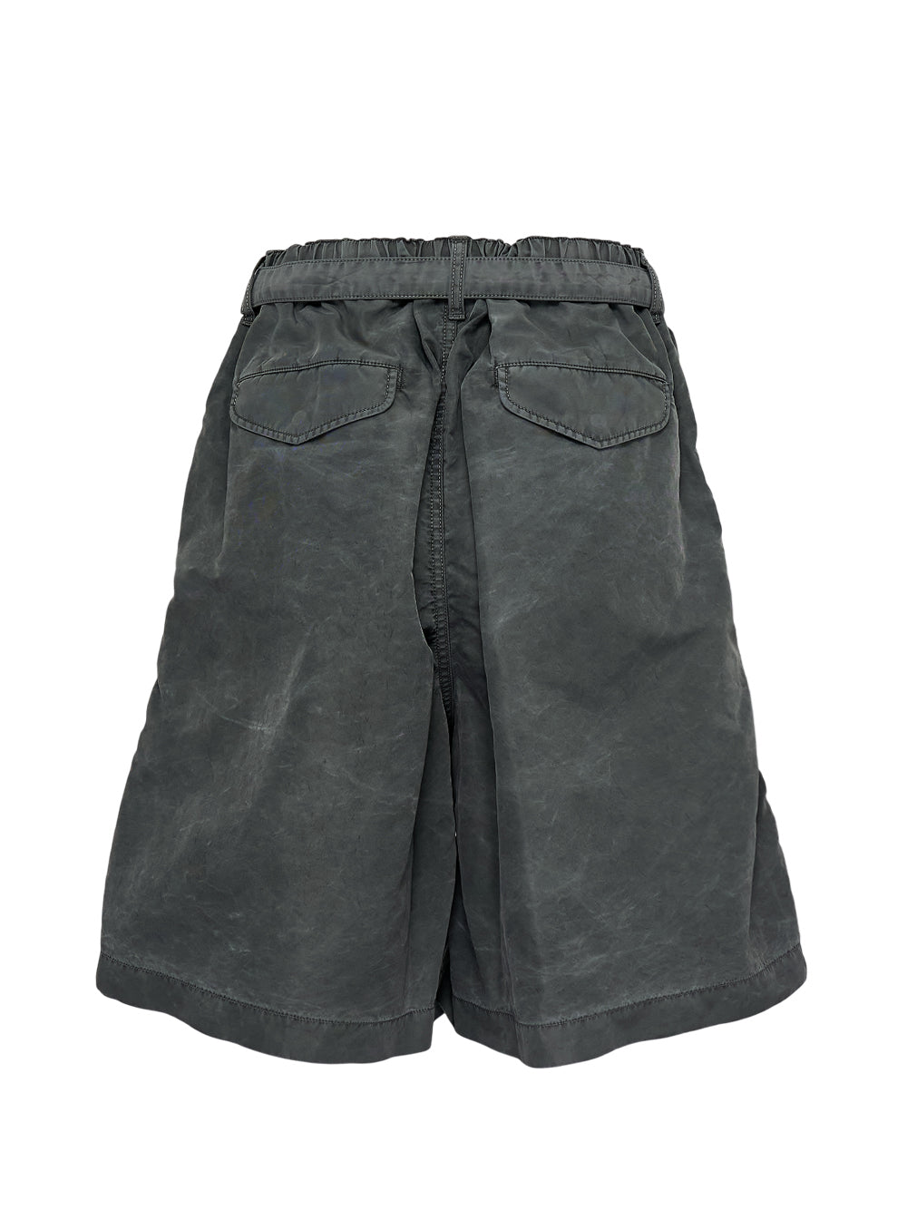 Garment Dye Nylon Twill Shorts