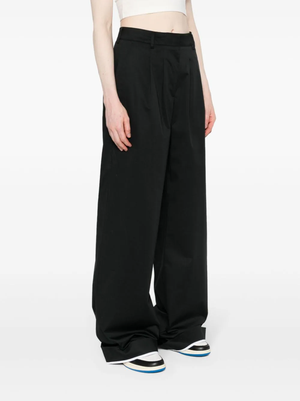 Label Cuffed Pants