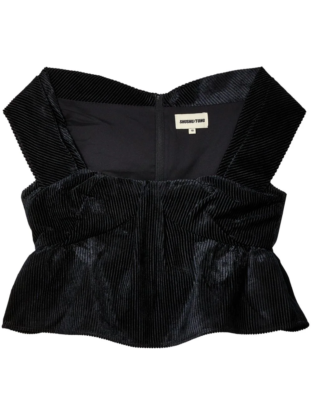 Three Dimensional Pleated Top