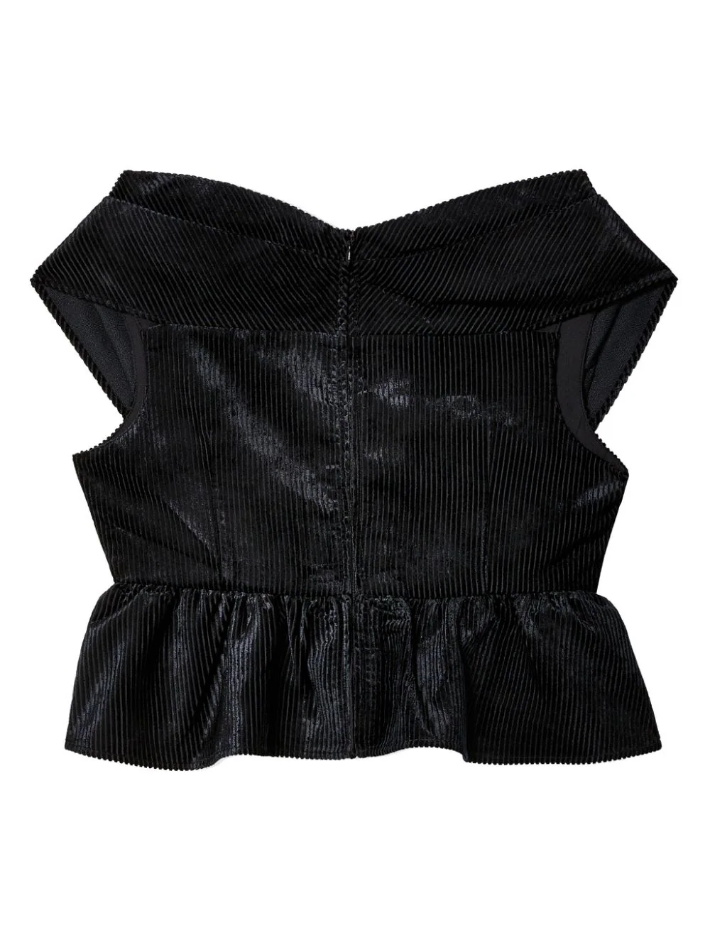 Three Dimensional Pleated Top