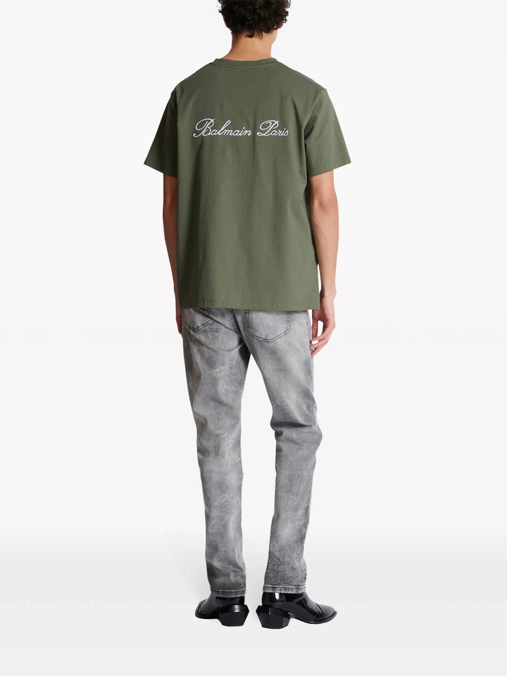 Bulky Fit Balmain Signature T-Shirt