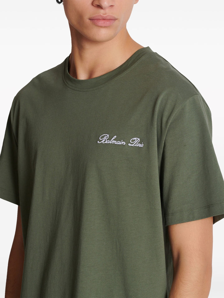 Bulky Fit Balmain Signature T-Shirt