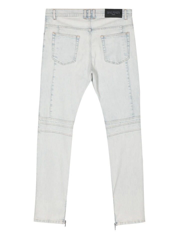 Biker Denim Pants