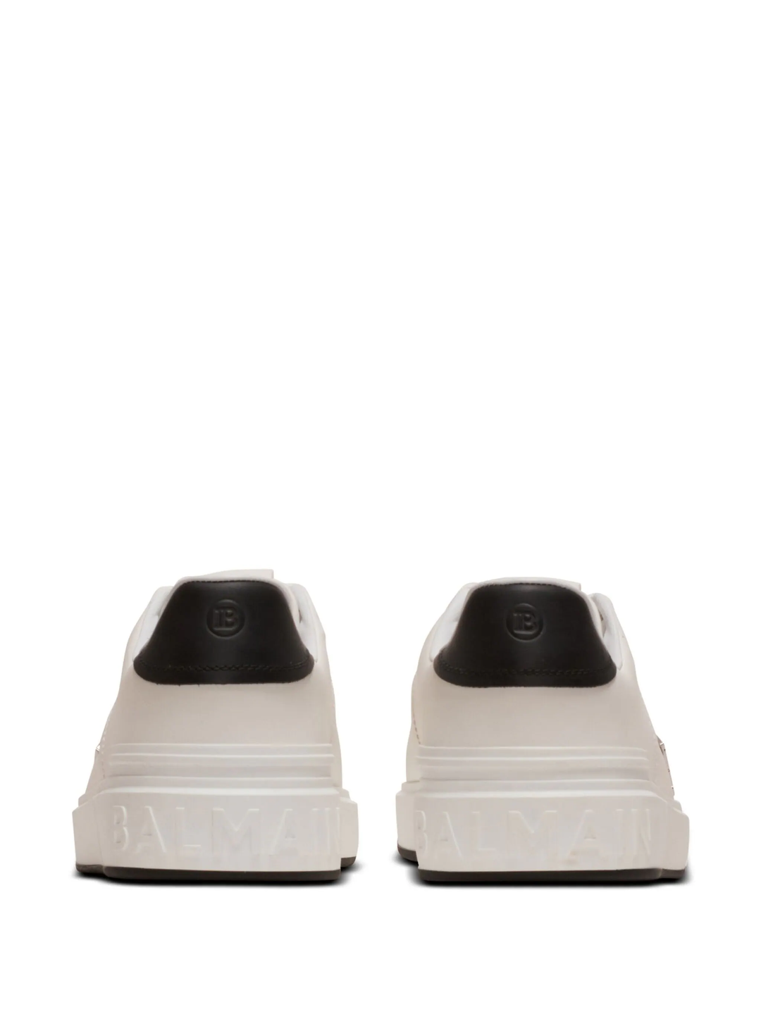 Bcourt Calfskin And Logo Sneakers