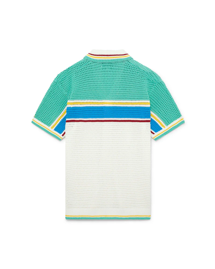 Crochet Effect Tennis Shirt